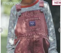 しまむらコラボ⭐︎mewoo! パイピングオーバーオール 110