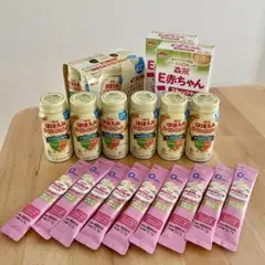 ほほえみ液体ミルク12本＋スティック粉ミルク（アイクレオ&E赤ちゃん）