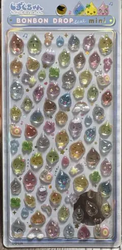 【正規品】ボンボンドロップシールミニ　しずくちゃん