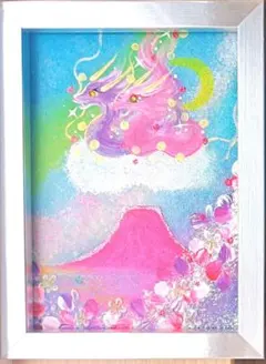 開運絵画　❀アクリル仲良しツイン龍様絵画＼(^o^)／天赦日×新月