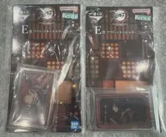 鬼滅の刃一番くじ　E賞アクリッツキーホルダー　冨岡義勇　猗窩座2個セット