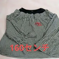 JENNI love 長袖シャツ 黒白チェック