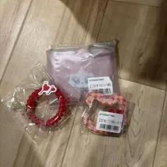 ME:I グッズ 3点セット ヘアゴム カラビナ ポーチ 石井蘭