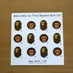 ABATHING APE BAPE ウェルカムシール