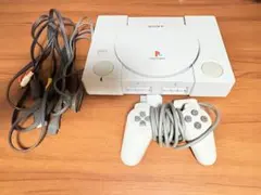 SONYPlayStation PS1 本体 コントローラー・ケーブル付き