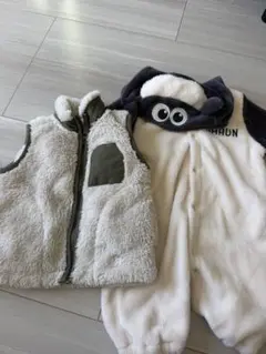 ベビー服 2点セット ボアベスト ひつじのショーンのサムネイル