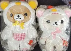 リラックマ】お正月 2011年 ぬいぐるみ 2点セット 未開封 タグ付き