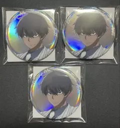 桃源暗鬼　ベースヤードトーキョー　オーロラ缶バッジ　桃角桜介