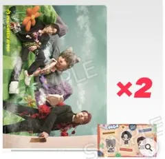 1番くじ(Mrs. GREEN APPLE)H賞クリアファイル＆ステッカー×2