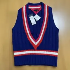 新品タグ付　トミーヒルフィガーTommy Hilfiger ケーブルニットベスト