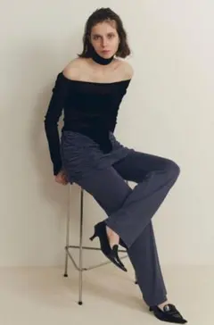 SORIN Stretchy Rayon Decorative レイヤードパンツ