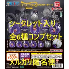 シークレット入り★ワンピの実ミクロ ブリスターチャーム 全6種コンプセット