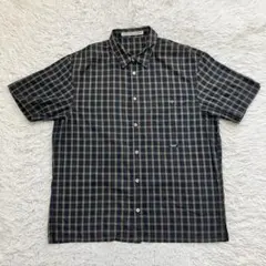 《美品珍品人気早い者勝》マドモアゼルノンノンチェックシャツS/Sシャツ日本製