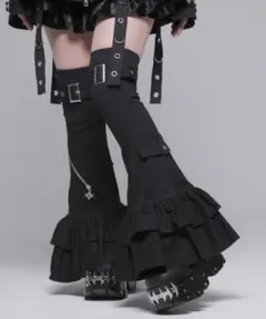 Dimmoire×AVENCHUMUレッグウォーマー白黒 - メルカリ