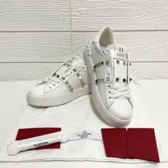 新品未使用　ヴァレンティノ　ハイカットスニーカー　ホワイト　35.5 新品・未使用】ヴァレンティノハイカットスニーカー