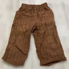 ラーゴム7分丈パンツ 100cm ブラウン