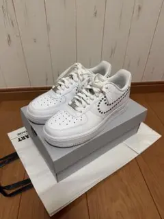AIR FORCE 1 LOW ホワイト グリッター スウッシュ25.5㎝ - メルカリ