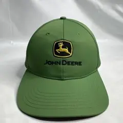 John Deere ジョンディア キャップ 帽子 グリーン ロゴ刺繍
