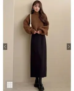 GRL○タグ付き　バックスリットタイトスカート[dk1081]