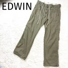 EDWIN エドウィン イージーパンツ ワークパンツ カーキ　 2way 綿パン