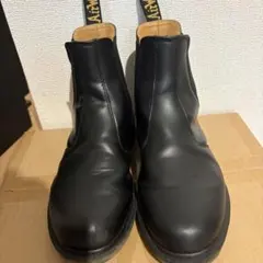 黒 レザー サイドゴアブーツ　ドクターマーチン