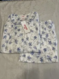 GUNZE コットン花柄パジャマセット