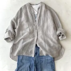 IENA  イエナ   ラミーリヨセルバックギャザーシャツ グレーB 38 IENA ラミーリヨセルバックギャザーシャツ グレーB サイズ38 新品・未