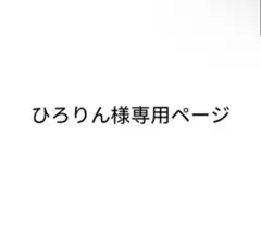 ひろりん様専用ページ