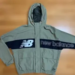 New Balance カーキ フード付きジャケット