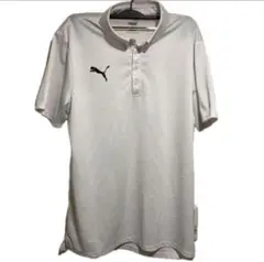 PUMA ホワイト ポロシャツ XL