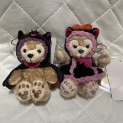 ダッフィー　シェリーメイ　ハロウィン2013 ぬいぐるみキーホルダー②