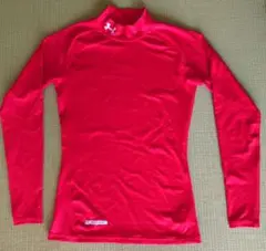 S*B様 値下げ★【中古】Under Armour 赤 ハイネック シャツ
