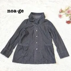 s.2267【ノアジェ】デニム風 ライトアウター ボタン 薄手 カジュアル