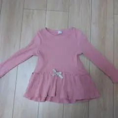 petit main ピンク 長袖カットソー 120