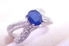 アウイナイト　指輪　0.934ct　ダイヤ0.51ct　14.0号