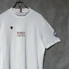 PEARLY GATES パーリーゲイツ モックネック 半袖シャツ ホワイト 7