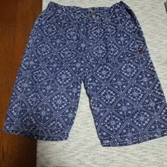 EDWIN バンダナ柄 ハーフパンツ 160