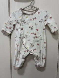 くま柄　カバーオール　アプレレクール