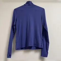 GU 紫 タートルネック 長袖 トップス L