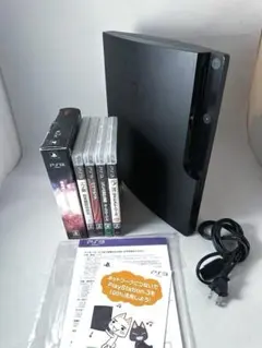 PlayStation 3 本体 ゲームソフト5本セット（1本は新品未開封）