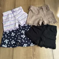 キッズ ハーフ パンツ 4点セット 100cm