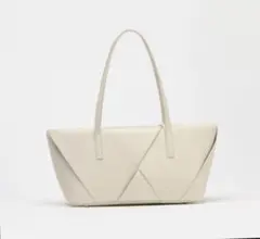 新品】入手困難 ZARA 編み込み 長方形 バッグ 黒 タグ付き - メルカリ