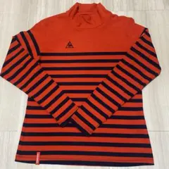 le coq sportif ハイネック L ストライプ 長袖シャツ