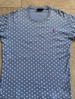 Gymphlex Tシャツ ドット柄 ブルー Mのサムネイル
