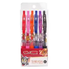 サラサクリップ トムとジェリー 6色 セット ゼブラ ZEBRA 0.5mmのサムネイル