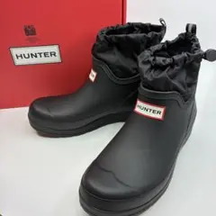 ハンター ユニセックス プレイ ショート トラベル ブーツ 24cm ブラック