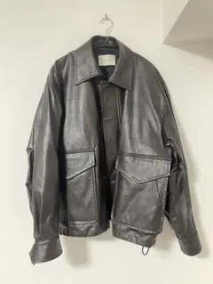 PUBLIC TOKYO ヴィンテージフェイクレザーブルゾン
