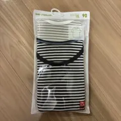 UNIQLO ベビー シャツ 肌着 ストライプ 90