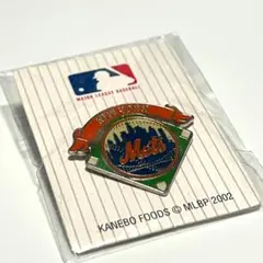 【未開封品】MLB ニューヨーク・メッツ ピンバッジ 2002年製 Mets