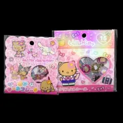 サンリオ クリスタルシール おはじきシール 日焼け キティ キャラクターズ